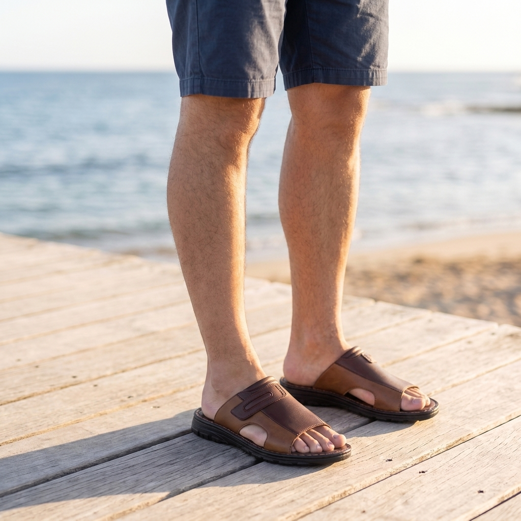 STAMFORD TWO-TONE LEISURE SLIDES