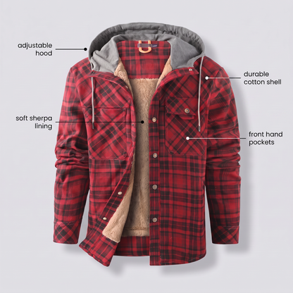 GRANTHAM HEAVY-LINED HOODED JACKET