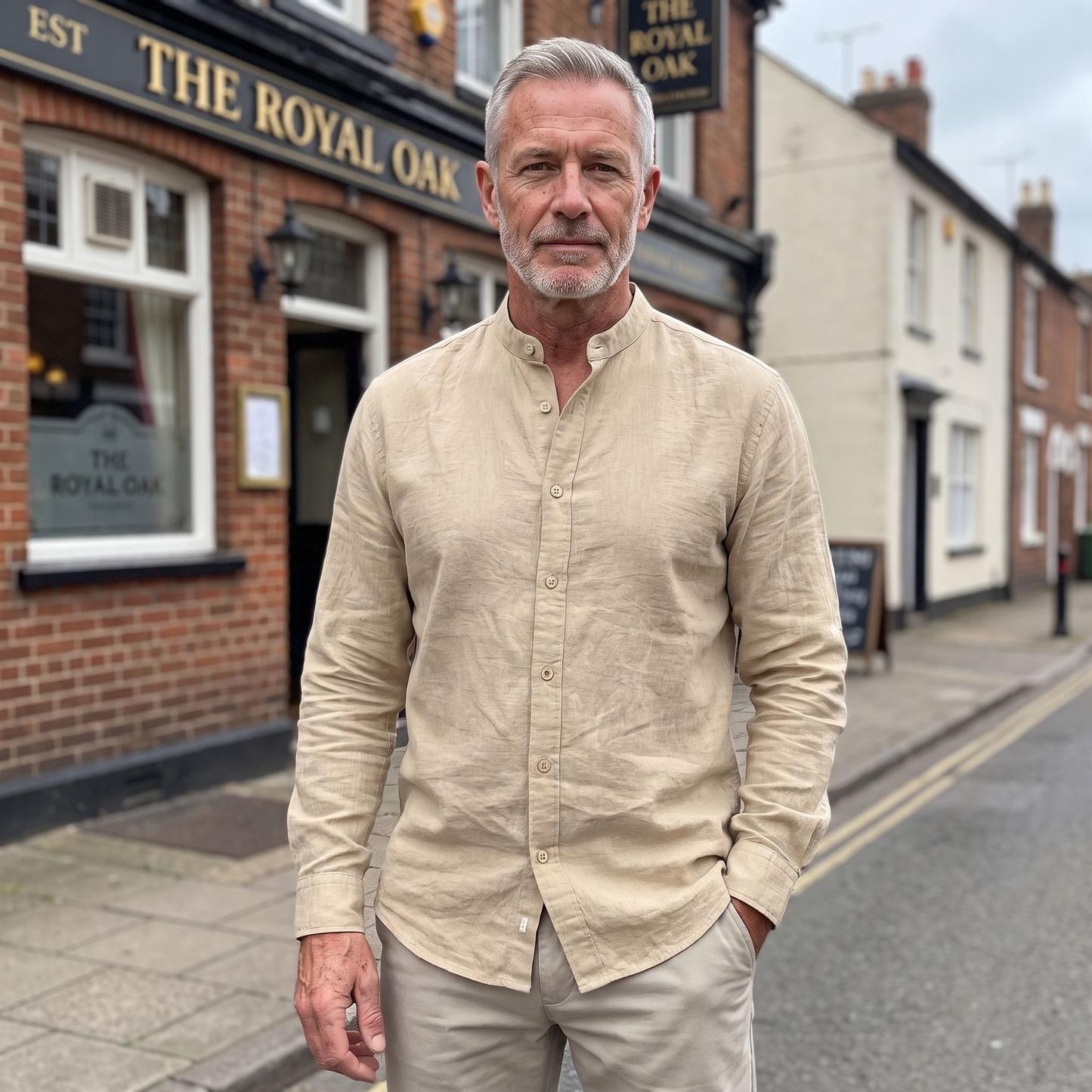 ALBRIGHTON SOFT LINEN BUTTON SHIRT