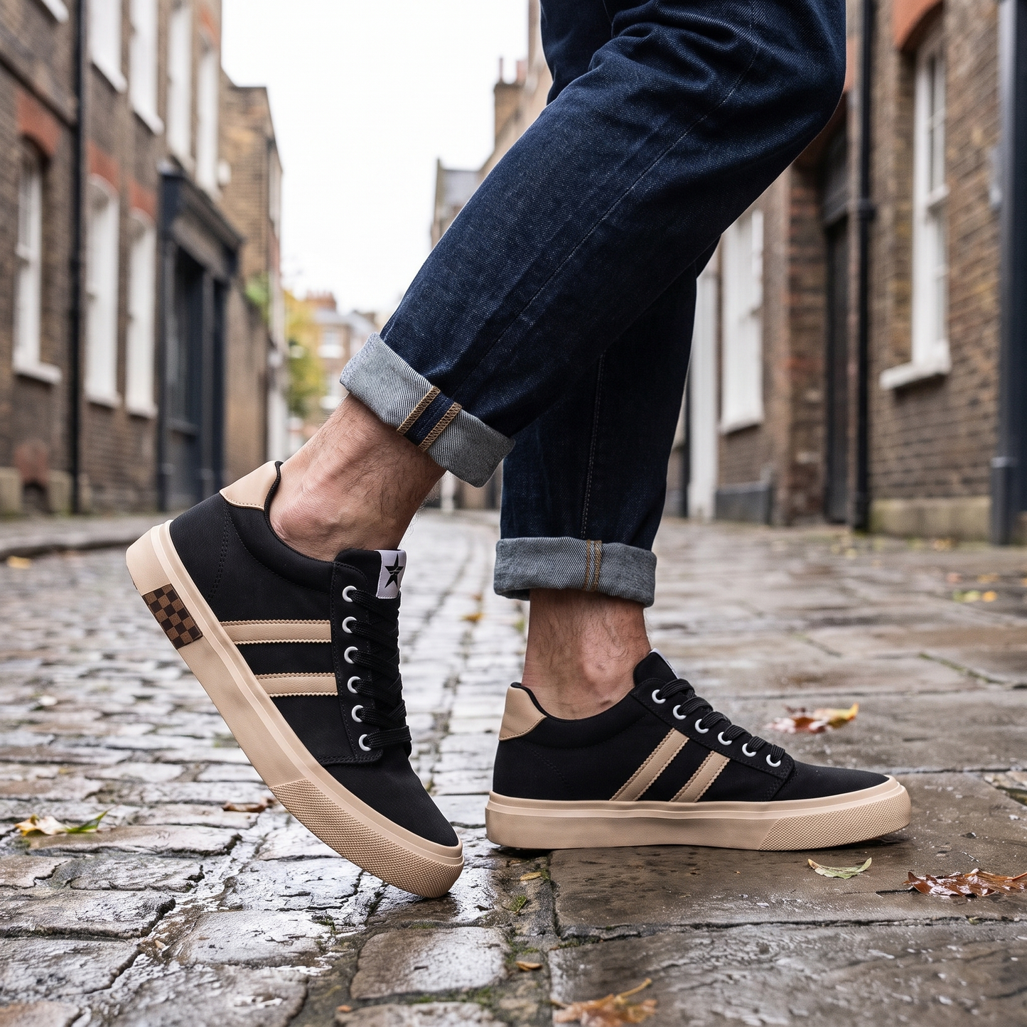 BOURNEFIELD CASUAL CANVAS TRAINERS
