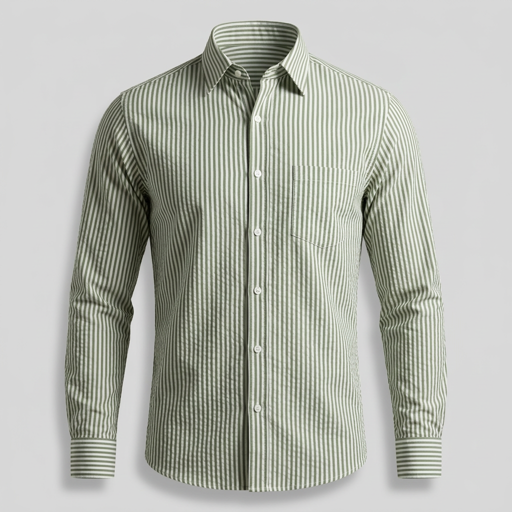 ORMSWELL STRIPED LONG-SLEEVE SHIRT