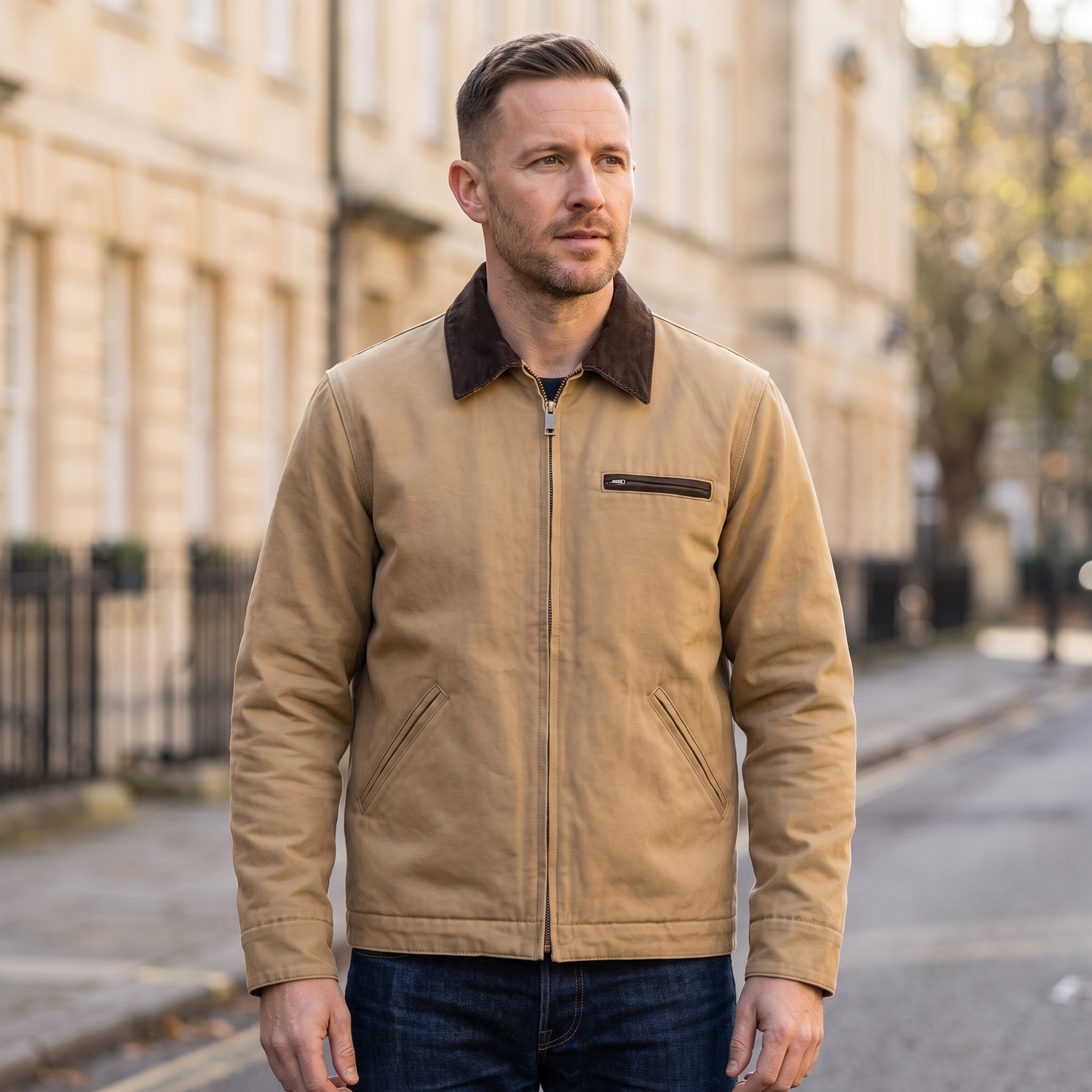 WHITLOCK COTTON ZIP JACKET