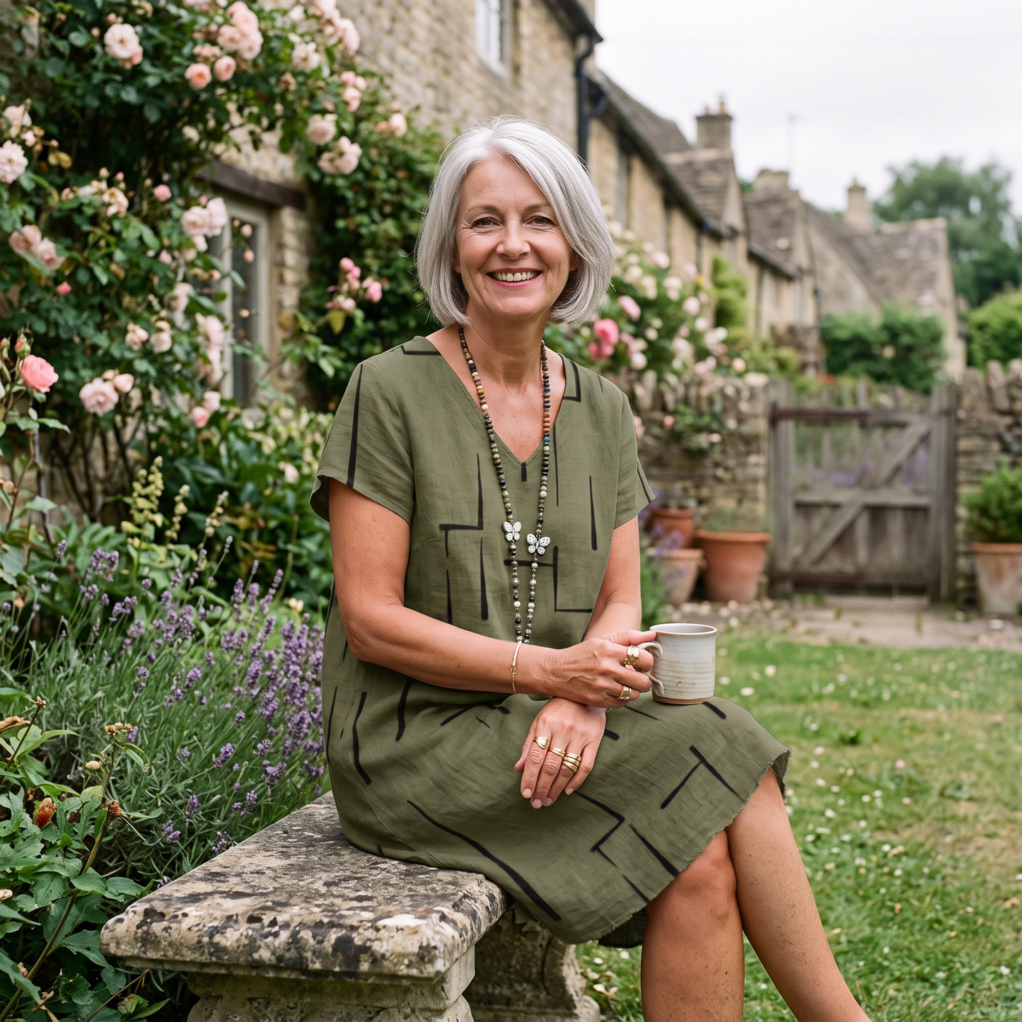 ROSETHORN EASY-WEAR DRESS