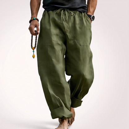 COTSBOURNE RELAXED LINEN TROUSERS