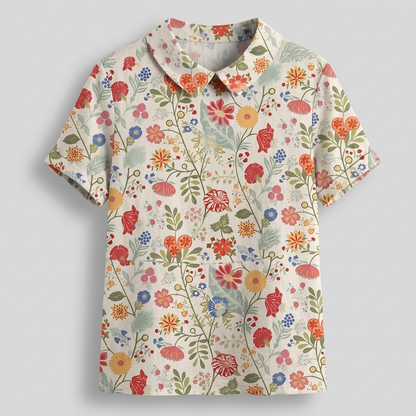 ROSEDENE SAGE FLORAL BLOUSE