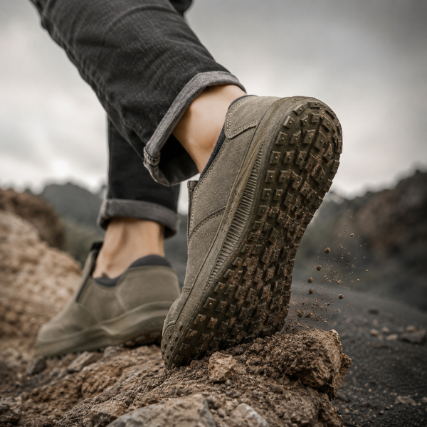 CUSHIONED WALKING SLIP-ONS