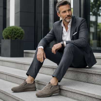 CUSHIONED WALKING SLIP-ONS