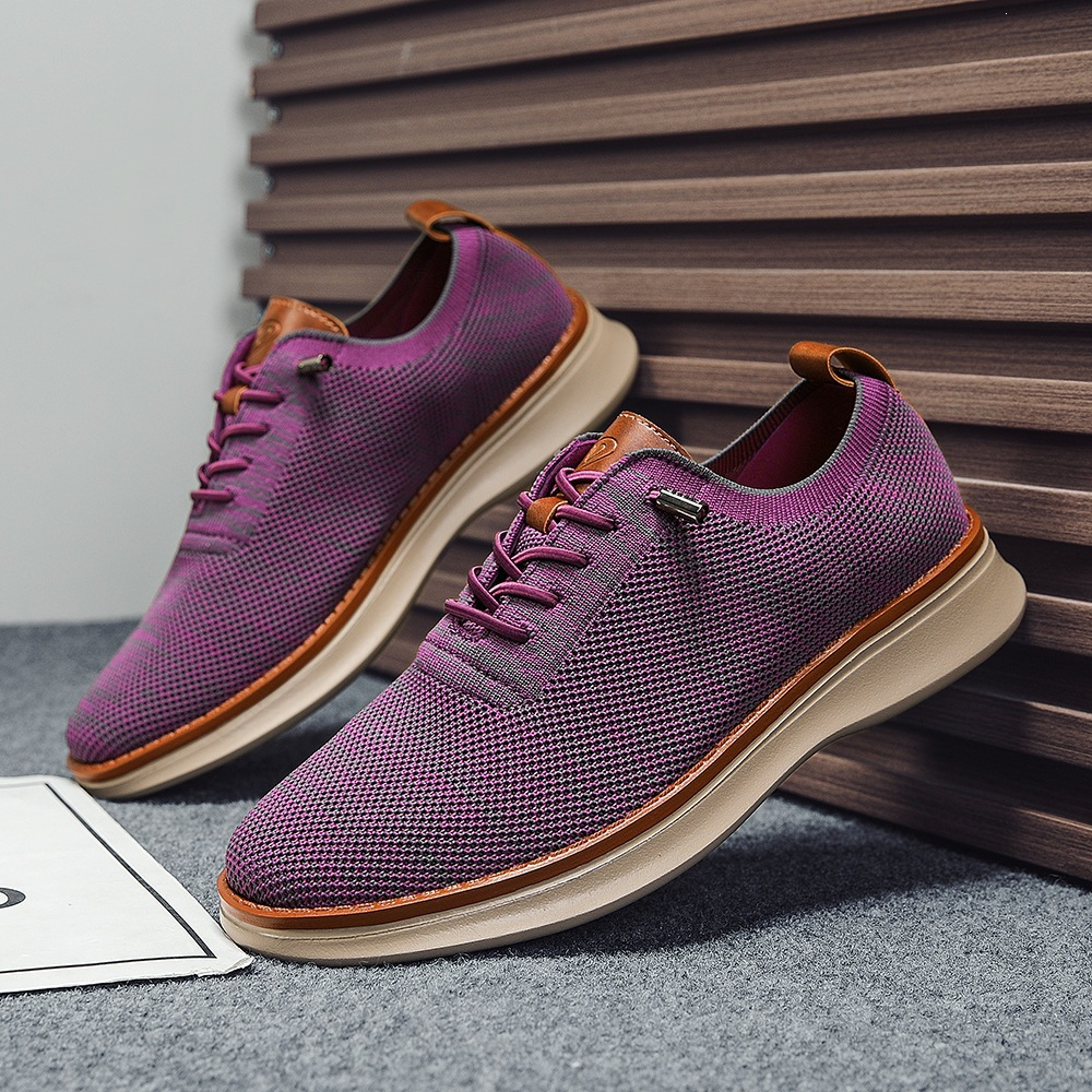 KNIT LACE COMFORT TRAINERS