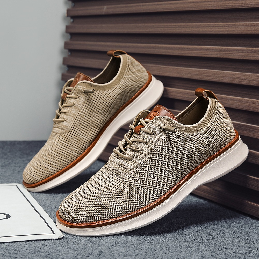 KNIT LACE COMFORT TRAINERS