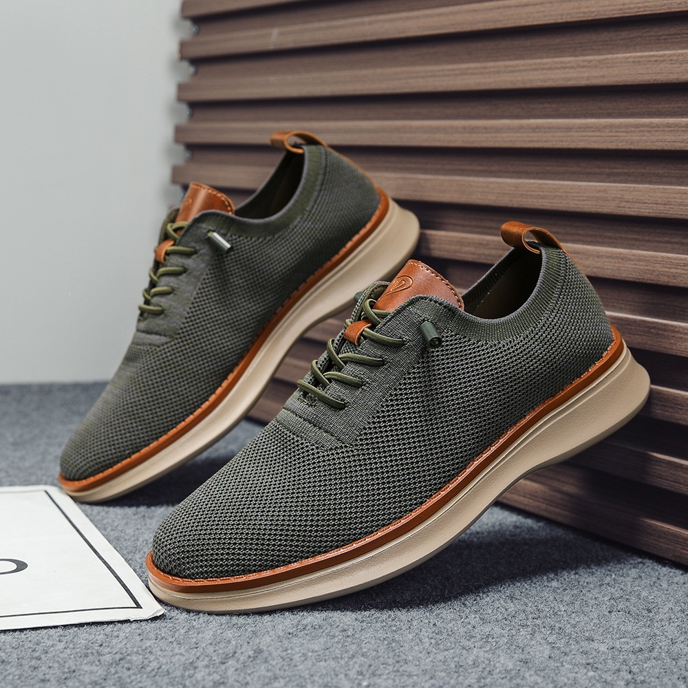KNIT LACE COMFORT TRAINERS