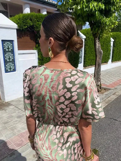 FLORENCE COPPER MIDI DRESS