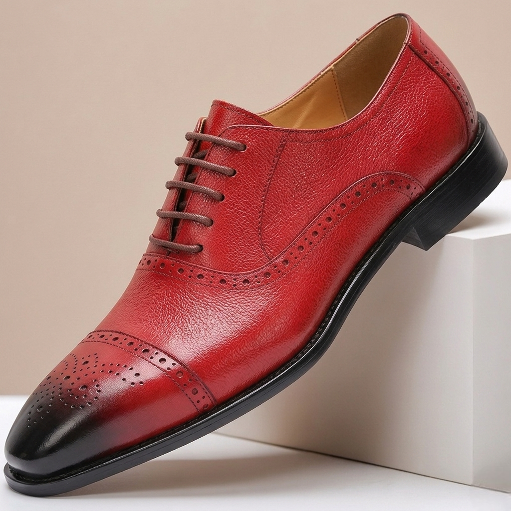 HUXLEY PREMIUM LEATHER LACE-UPS