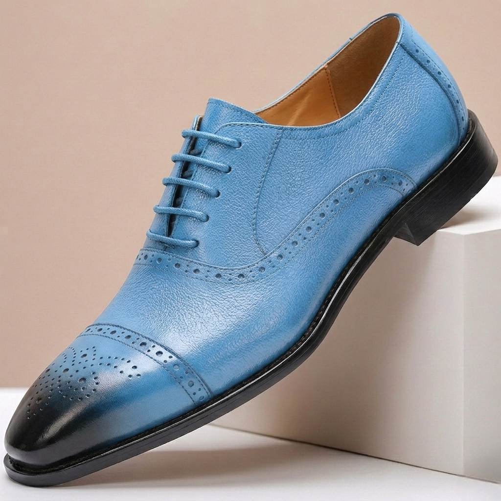 HUXLEY PREMIUM LEATHER LACE-UPS