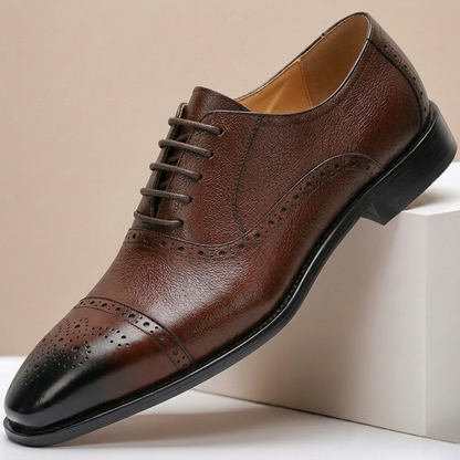 HUXLEY PREMIUM LEATHER LACE-UPS