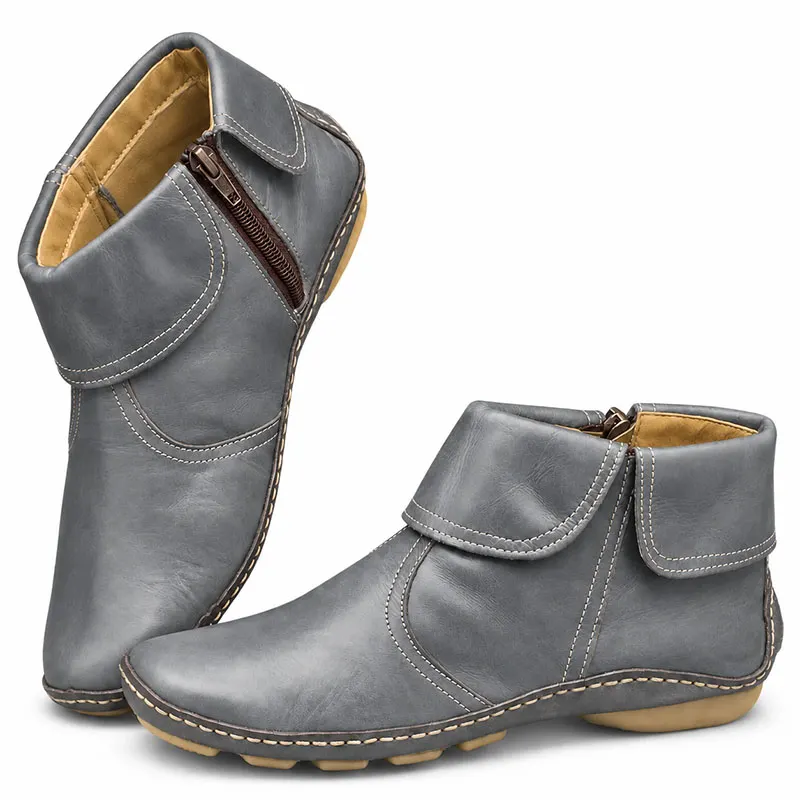 FOLD-OVER CUFF WALKING BOOTS