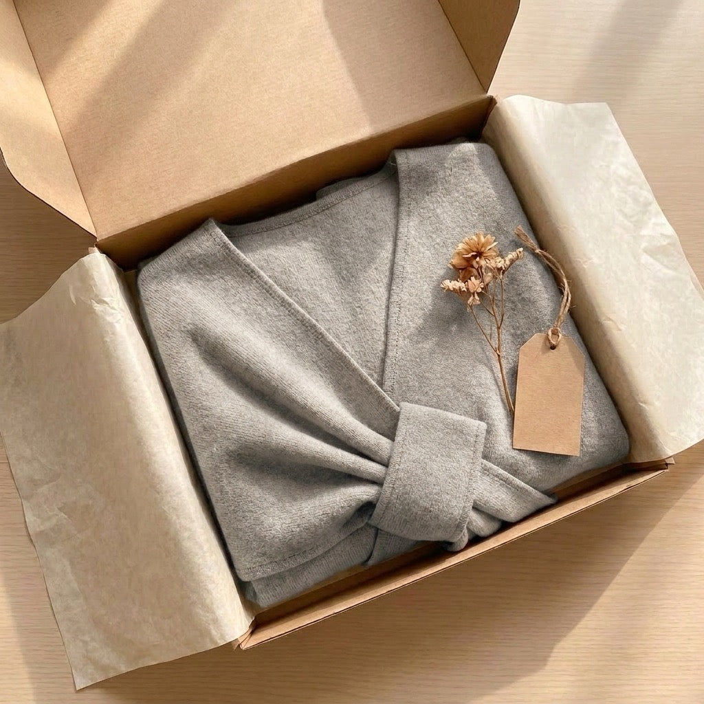 SOFT TOUCH BELTED KNIT CARDIGAN