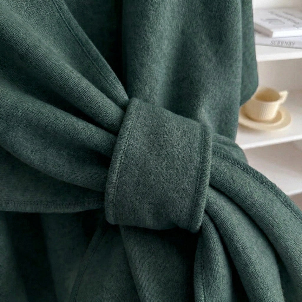 SOFT TOUCH BELTED KNIT CARDIGAN