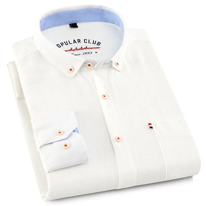 SOMERSET LINEN BUTTON-DOWN