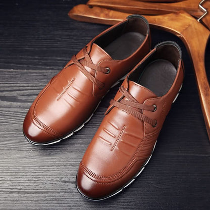 PETERSEN LEATHER TRAINERS