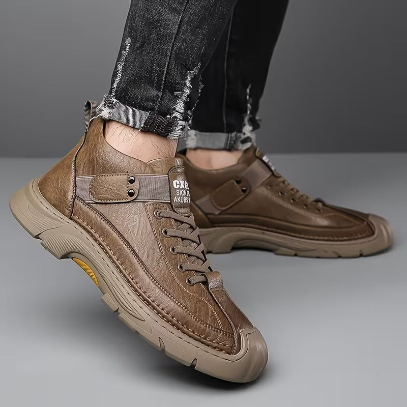 GRIFFIN LEATHER BOOTS