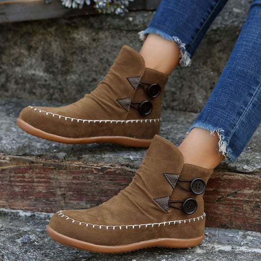 ANABELLE BUTTON BOOTS