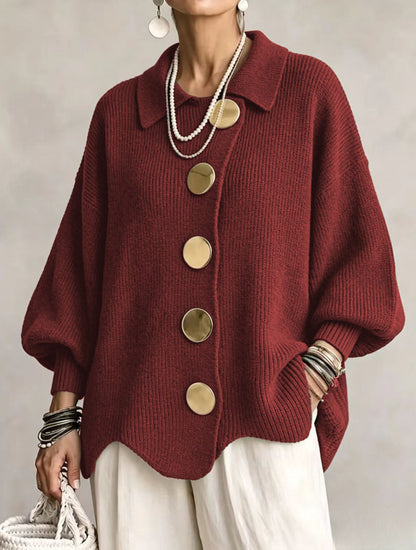 REFINED LAYER KNIT CARDIGAN
