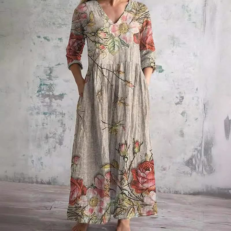 ALINA BLOSSOM MIDI DRESS