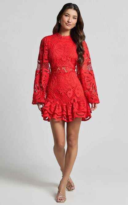 HEAVEN HUE MINI DRESS