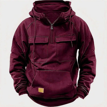 UTILITY POCKET PULLOVER HOODIE