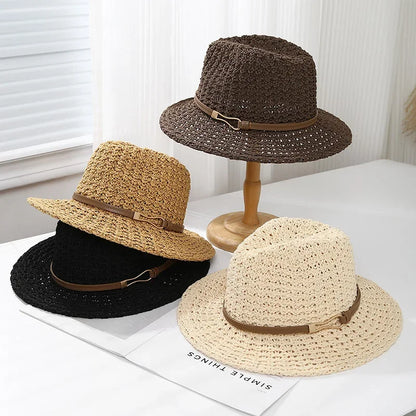 RAYA BELLE WOVEN FEDORA
