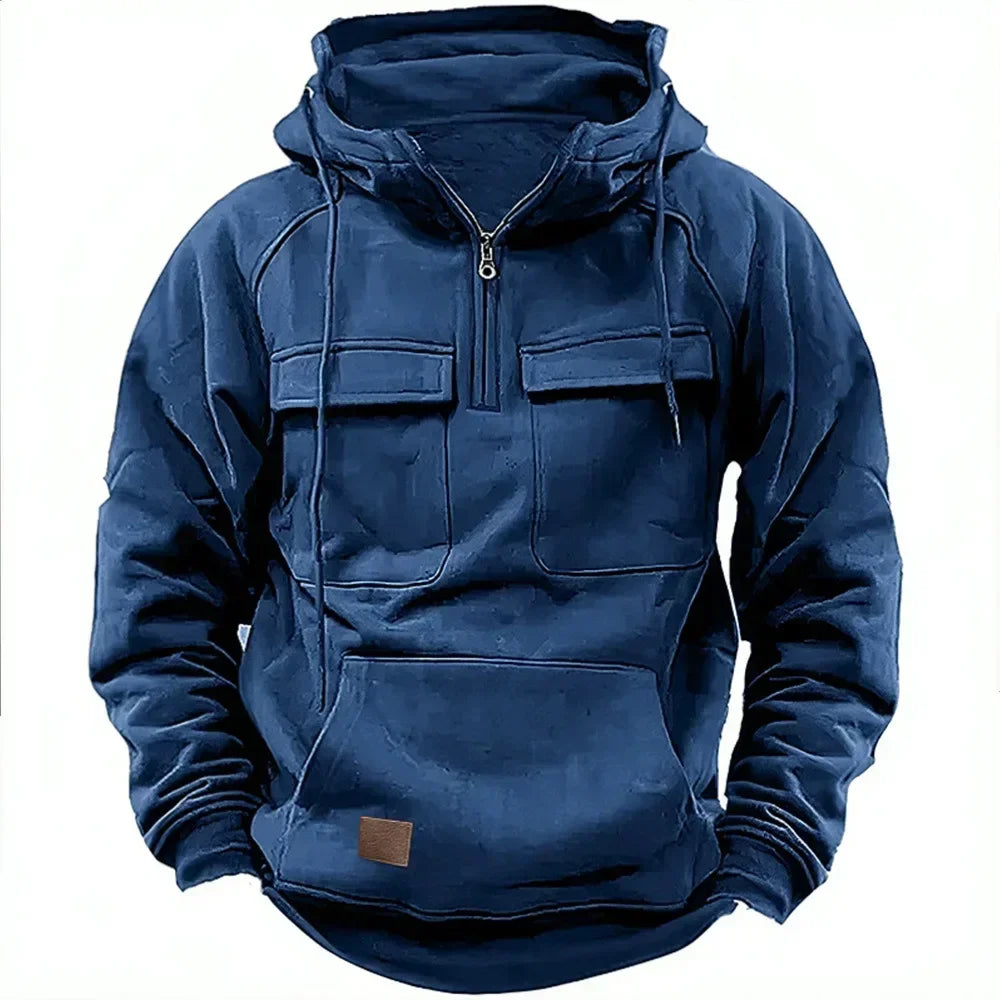 UTILITY POCKET PULLOVER HOODIE