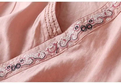 LOTUS LINEN BREEZE BLOUSE
