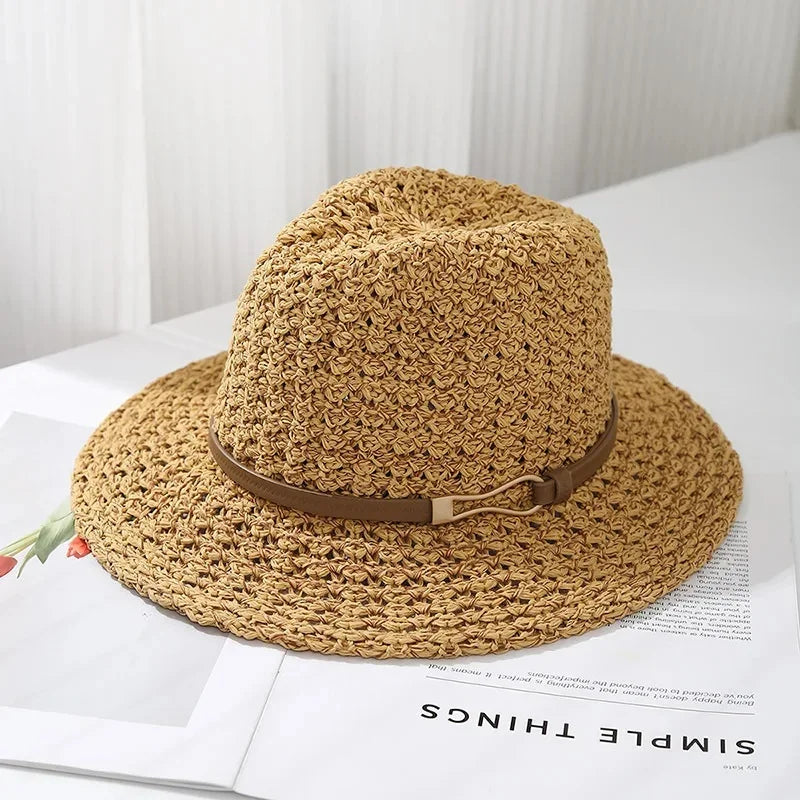 RAYA BELLE WOVEN FEDORA