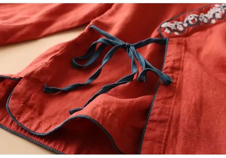 LOTUS LINEN BREEZE BLOUSE