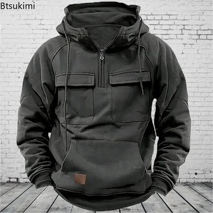UTILITY POCKET PULLOVER HOODIE