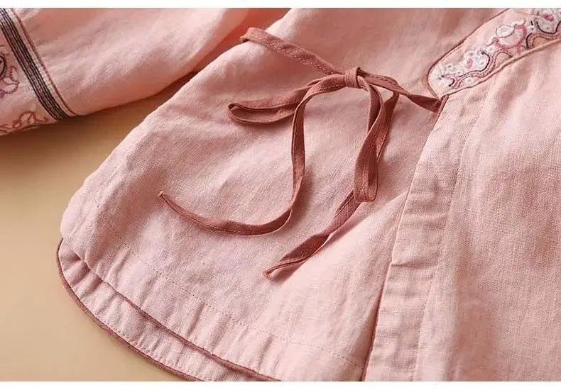 LOTUS LINEN BREEZE BLOUSE
