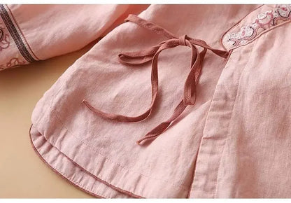 LOTUS LINEN BREEZE BLOUSE