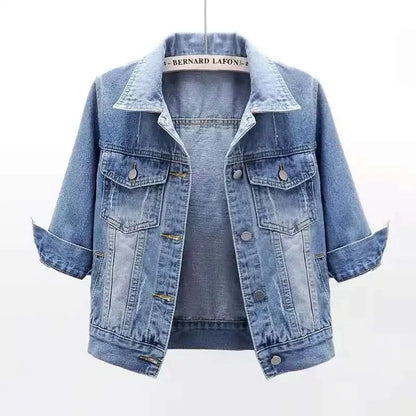 ELODIE COLOURBLOCK DENIM JACKET