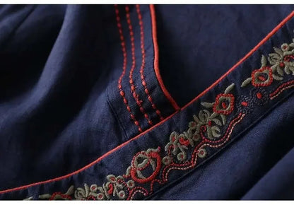 LOTUS LINEN BREEZE BLOUSE