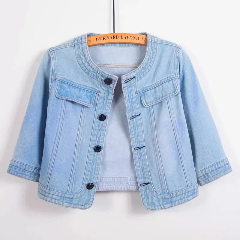 DAKOTA CROP DENIM JACKET