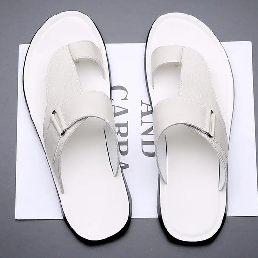 CALLEN LEATHER SANDALS
