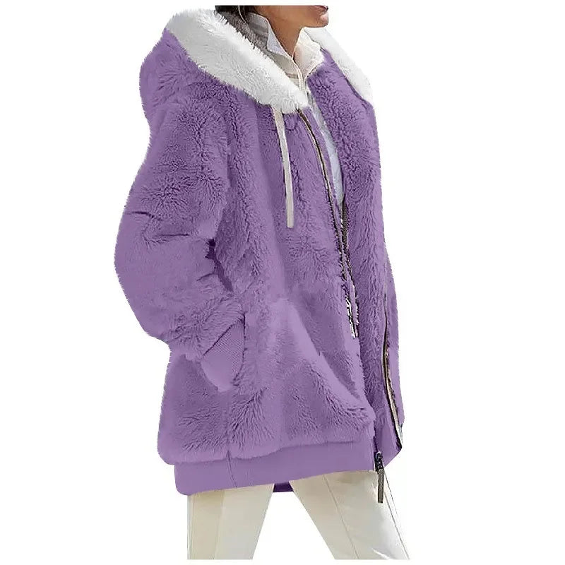 AMARA COZY HOODED JACKET