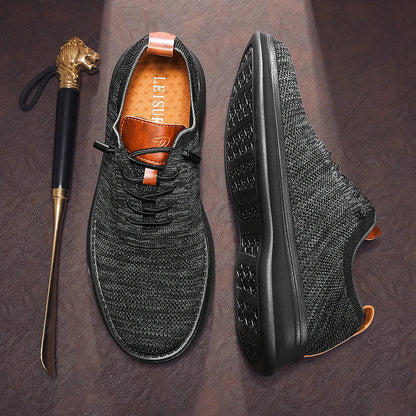 KNIT LACE COMFORT TRAINERS