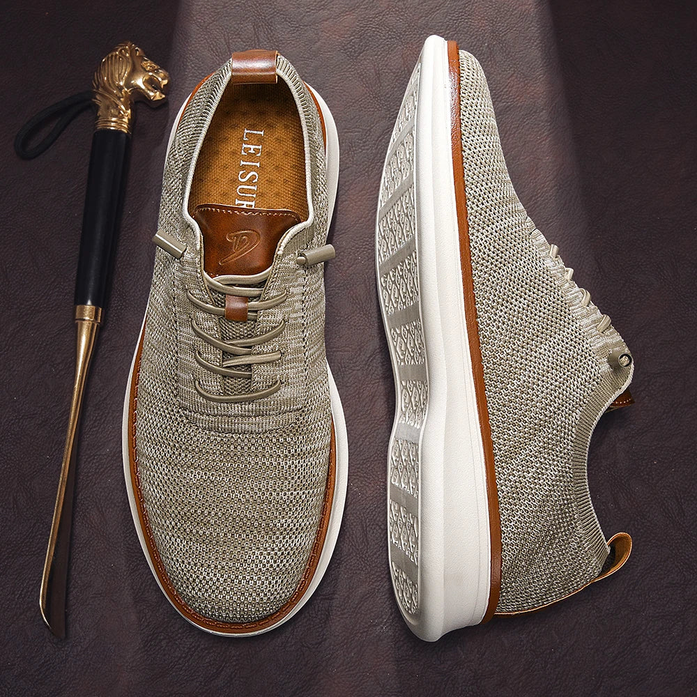 KNIT LACE COMFORT TRAINERS