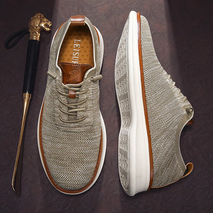 KNIT LACE COMFORT TRAINERS