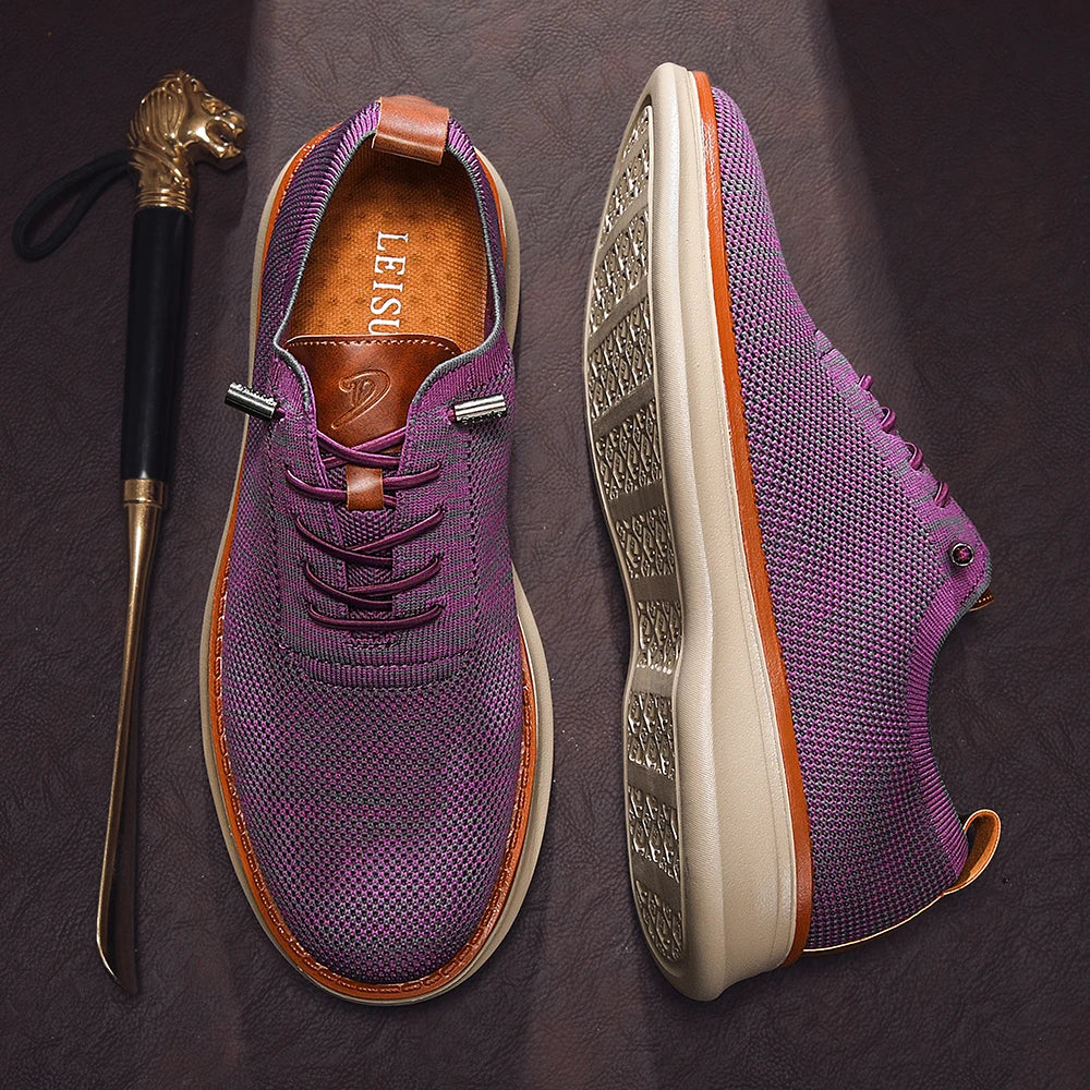 KNIT LACE COMFORT TRAINERS