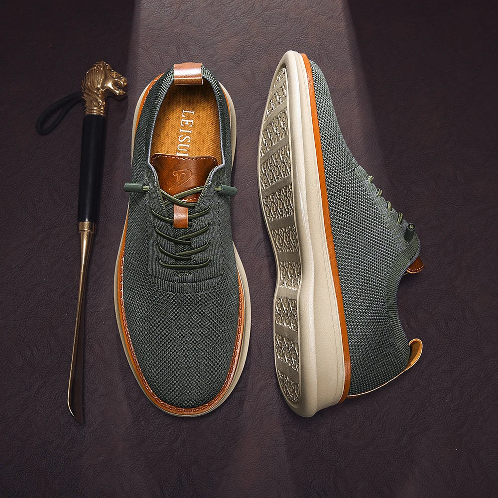 KNIT LACE COMFORT TRAINERS