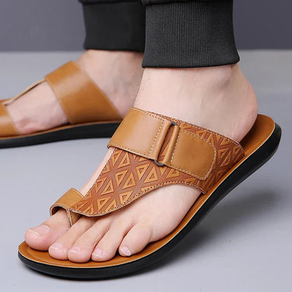 CALLEN LEATHER SANDALS