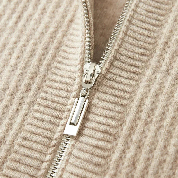 SORRENTO CASHMERE ZIP HOODIE