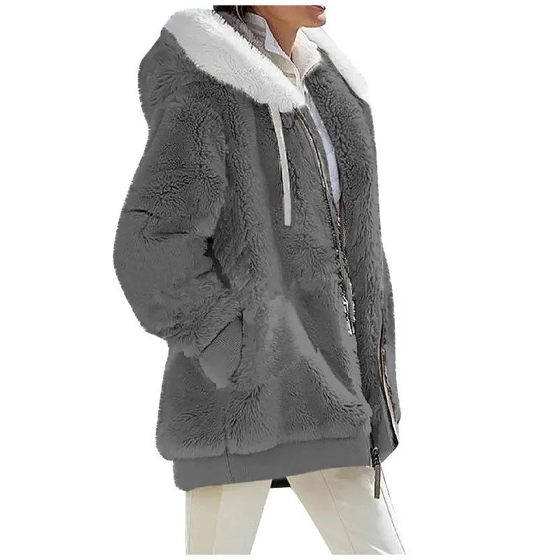 AMARA COZY HOODED JACKET